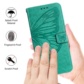 Luxe Bescherm-Etui Hoes voor iPod Touch   -  Vlinder -   Groen