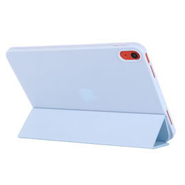 TPU Bescherm-Cover Hoes Map voor iPad 10th 10.9 - 2022  -  Licht-Blauw