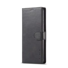 PU BookCover Hoes Etui voor Samsung Galaxy A73    Zwart