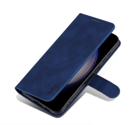 Luxe BookCover Etui Hoes  voor Samsung Galaxy A36 en A56  -  Blauw
