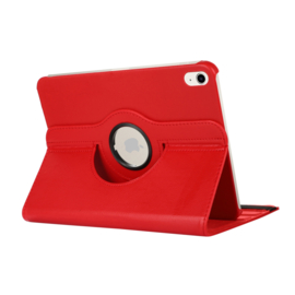 360º Standaard Hoes Map voor iPad 10th 10.9 - 2022  - Rood