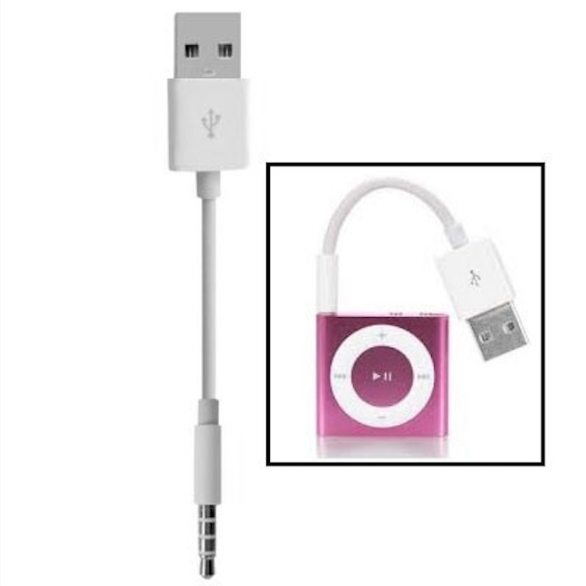 USB Oplader Kabel voor iPod Shuffle 3 en 4 | Shuffle | The Powerstore
