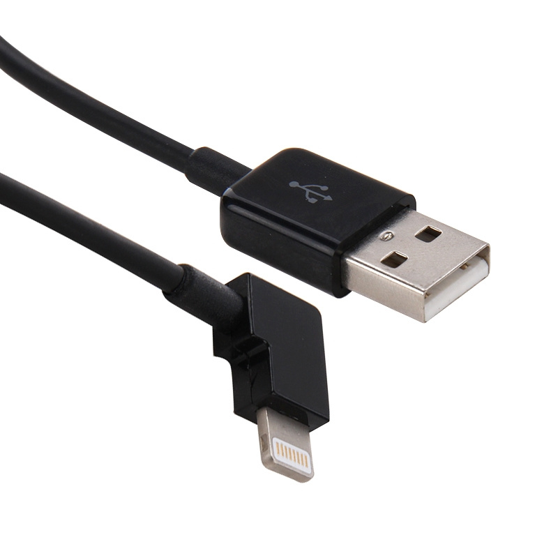 Hoek - Lightning Oplader en USB Kabel voor iPhone XR 10cm. iPhone XR Powerstore