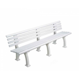 Court Royal Tennis Bench Berlin White