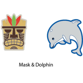 String Things Mask & Dolphin (2-pack)