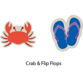 String Things Crab & Flip Flops (2-pack)