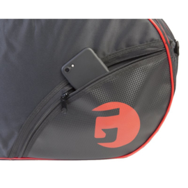 Gamma Racket Bag Carbon 15-Tour Bag black/red