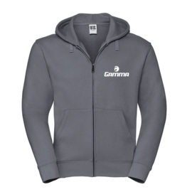 Gamma Tennis Authentic Zipped Hood, Grey