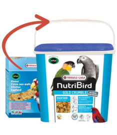 6210-Nutribird gold crumble grote parkieten&papegaaien 4kg