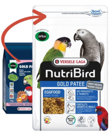 6219-Nutribird gold patee grote parkieten&papegaaien 1kg