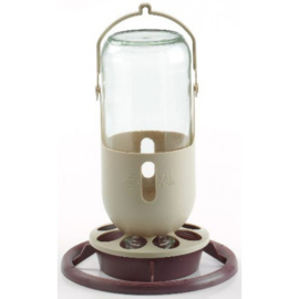 GF31000	Flessenhouder glas bruin/beige 1 ltr.