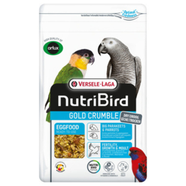 6203-Nutribird gold crumble grote parkieten en papegaaien 800gr