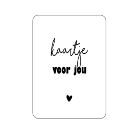 Labelgeluk kaart | kaartje voor jou 