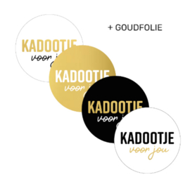 Sticker | kadootje voor jou (per 10)