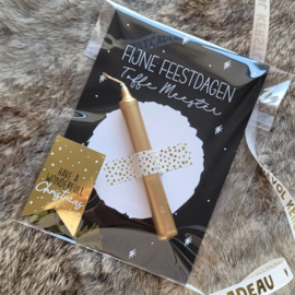 Kaart A6 | Fijne Feestdagen toffe Meester