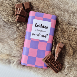 Chocolade wikkel | leidster je hebt het verdiend!