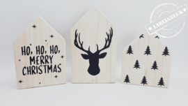 Houten huisjes | kerst