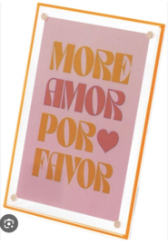 Fotolijst | More amor por favor | 18x13cm