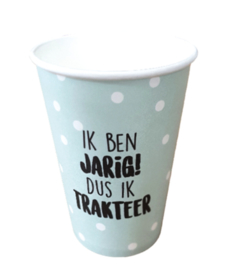 Bekers | ik ben jarig dus ik trakteer (per 5)