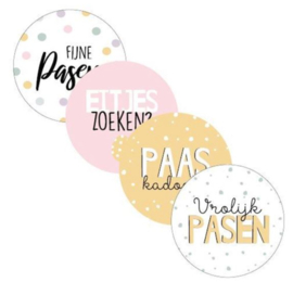 Sticker | assorti Pasen 40mm (per 10)