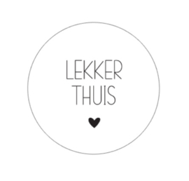 Onderzetter | LEKKER THUIS | 7 kleuren