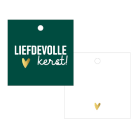 Cadeaulabel | Liefdevolle kerst