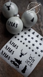 DIY | stickervel pimp je kerstbal