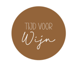 Onderzetter | TIJD VOOR WIJN | 7 kleuren