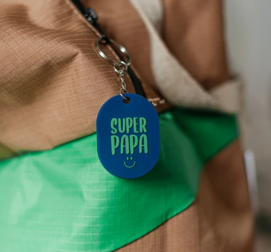 Sleutelhanger Super Papa | Mijn grote held!