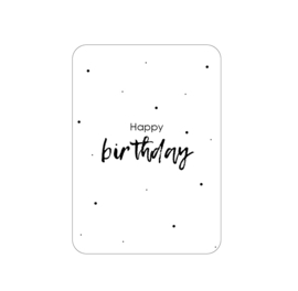 Labelgeluk kaart | happy birthday