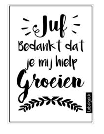 DIY | sticker zwart groeien