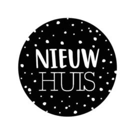 Sticker | nieuw huis (per 10)