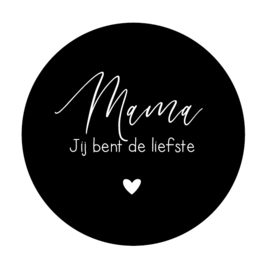 Onderzetter | MAMA JIJ BENT DE LIEFSTE | 4 kleuren