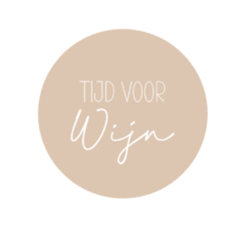 Onderzetter | TIJD VOOR WIJN | 7 kleuren