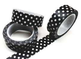 Washitape | dots black