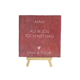 Tegeltje | MAM als ik jou toch niet had (gepersonaliseerd)