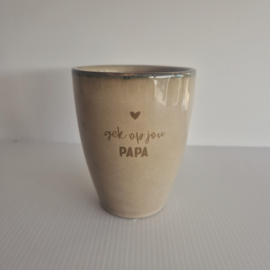 Labelgeluk mok | gek op jou papa