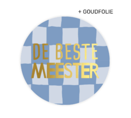 Sticker | de beste meester (per 10)