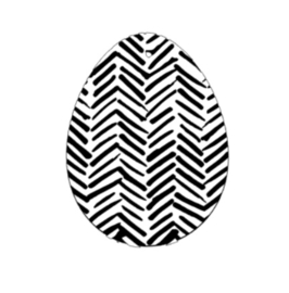 Paasei hanger | Zigzag | diverse kleuren