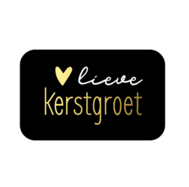 Sticker | lieve kerstgroet (per 10)