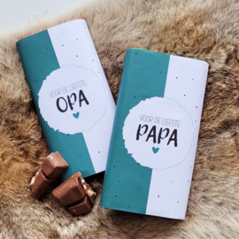 Chocoladewikkel | voor de liefste Papa/Opa