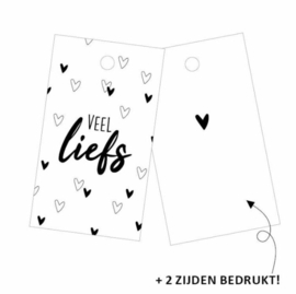 Cadeaulabel | veel liefs