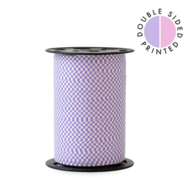 Krullint | Blok - Dark Lilac - Misty Pink | 3 meter