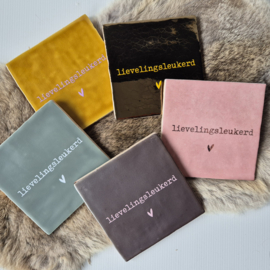Tegeltje | lievelingsleukerd