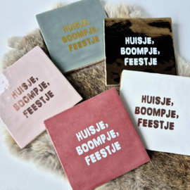Tegeltje | huisje, boompje, feestje