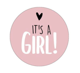 Sticker | it's a girl 40mm