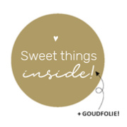 Sticker | sweet things goudfolie (per 10)