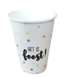 Bekers | het is feest (per 5)