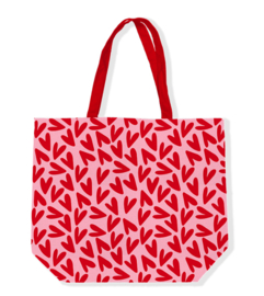Tas canvas | lovely hearts