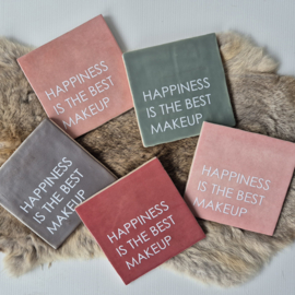 Tegeltje | happiness is the best makeup